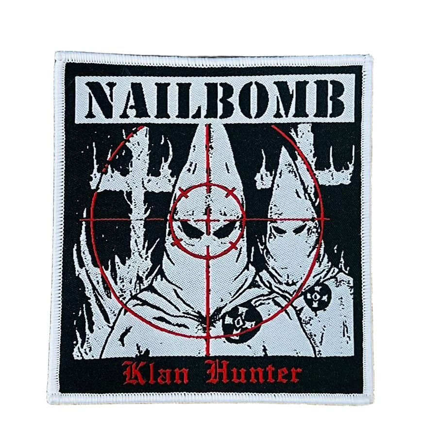 nailbomb-klan-hunter-patch-thermocollant-bordure-noire image 4