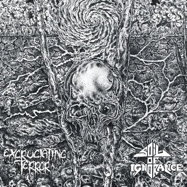 excruciating-terror-soil-of-ignorance-split-lp-vinyle-grind image 1