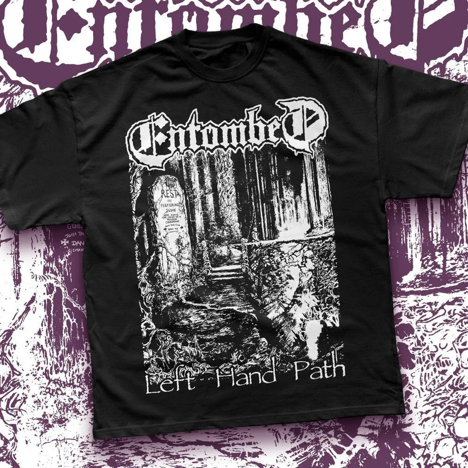entombed-left-hand-path-t-shirt-noir-taille-l image 1