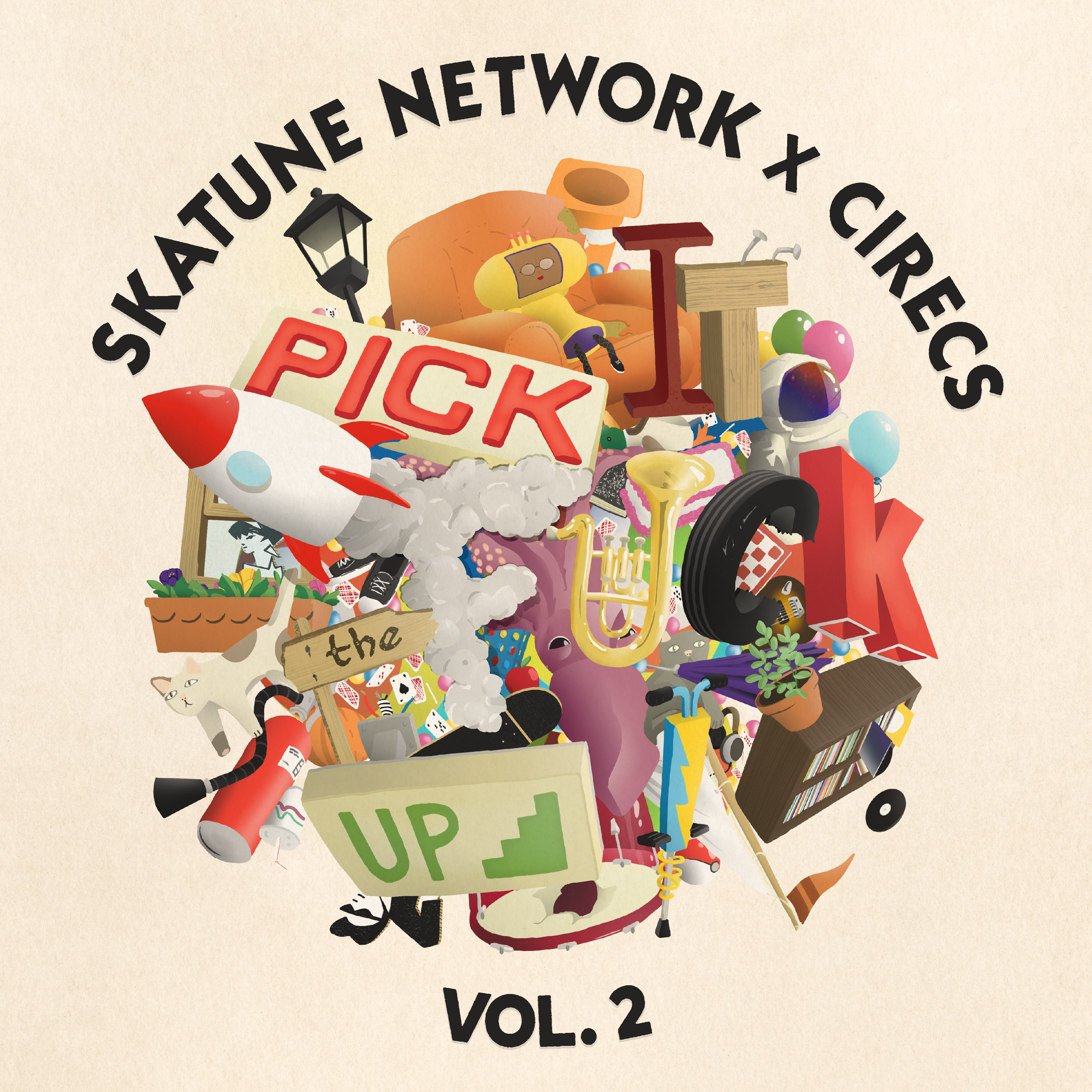 skatune-network-pick-it-the-fuck-up-2-vinyle-12-cr-me-splatter image 1