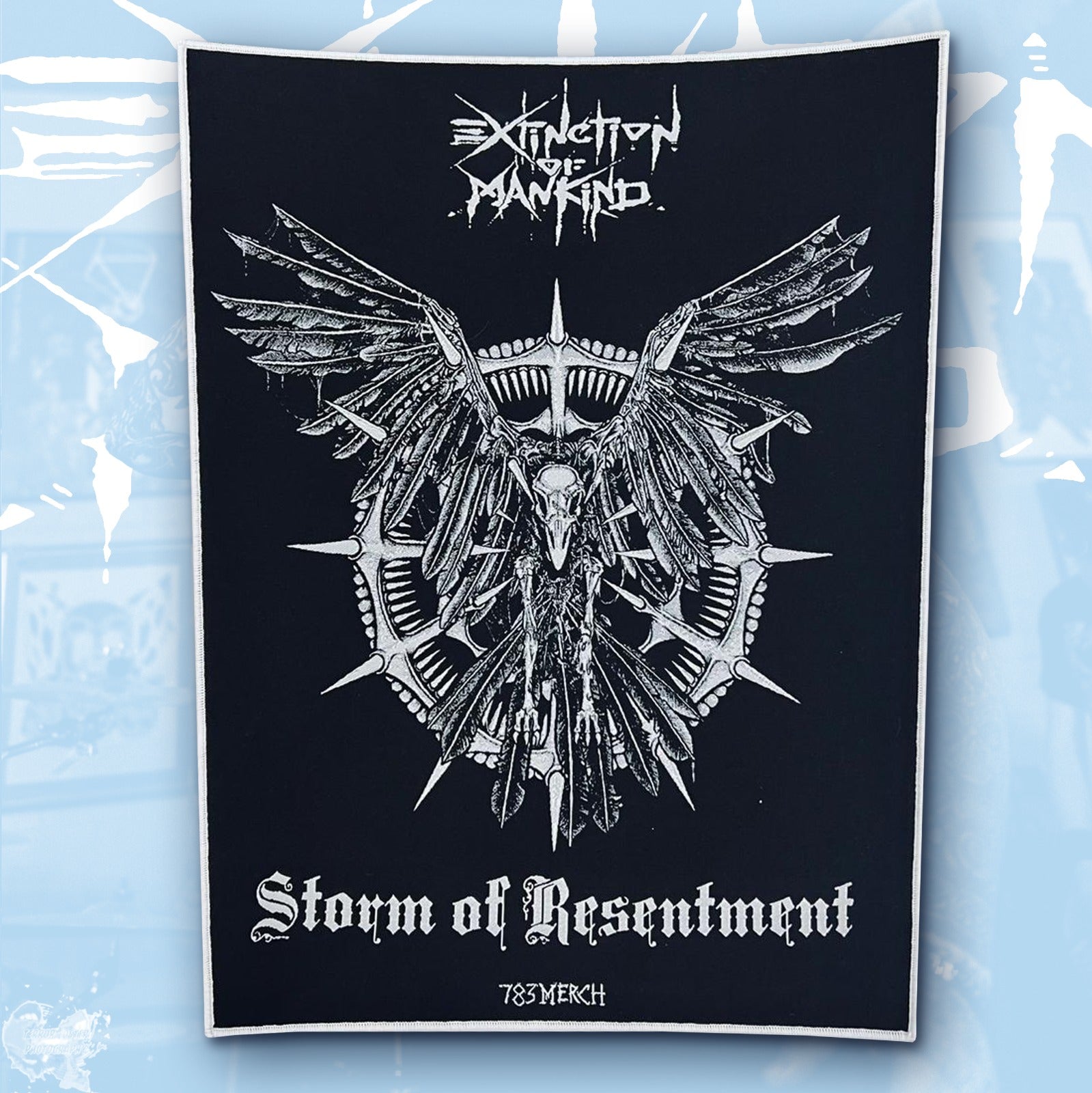 783punx-backpatch-extinction-of-mankind-storm-of-resentment-tiss-bordure-noire image 4