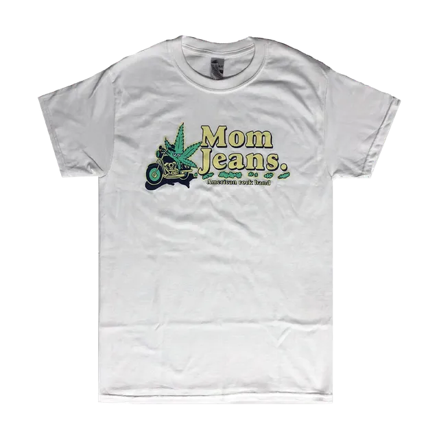 mom-jeans-motorcycle-shirt-t-shirt-blanc-taille-l image 1