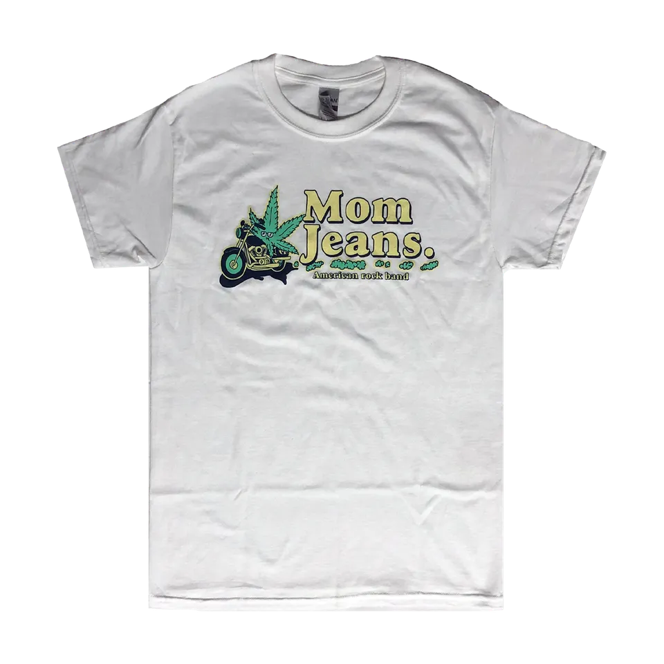 mom-jeans-motorcycle-shirt-t-shirt-blanc-taille-l image 1