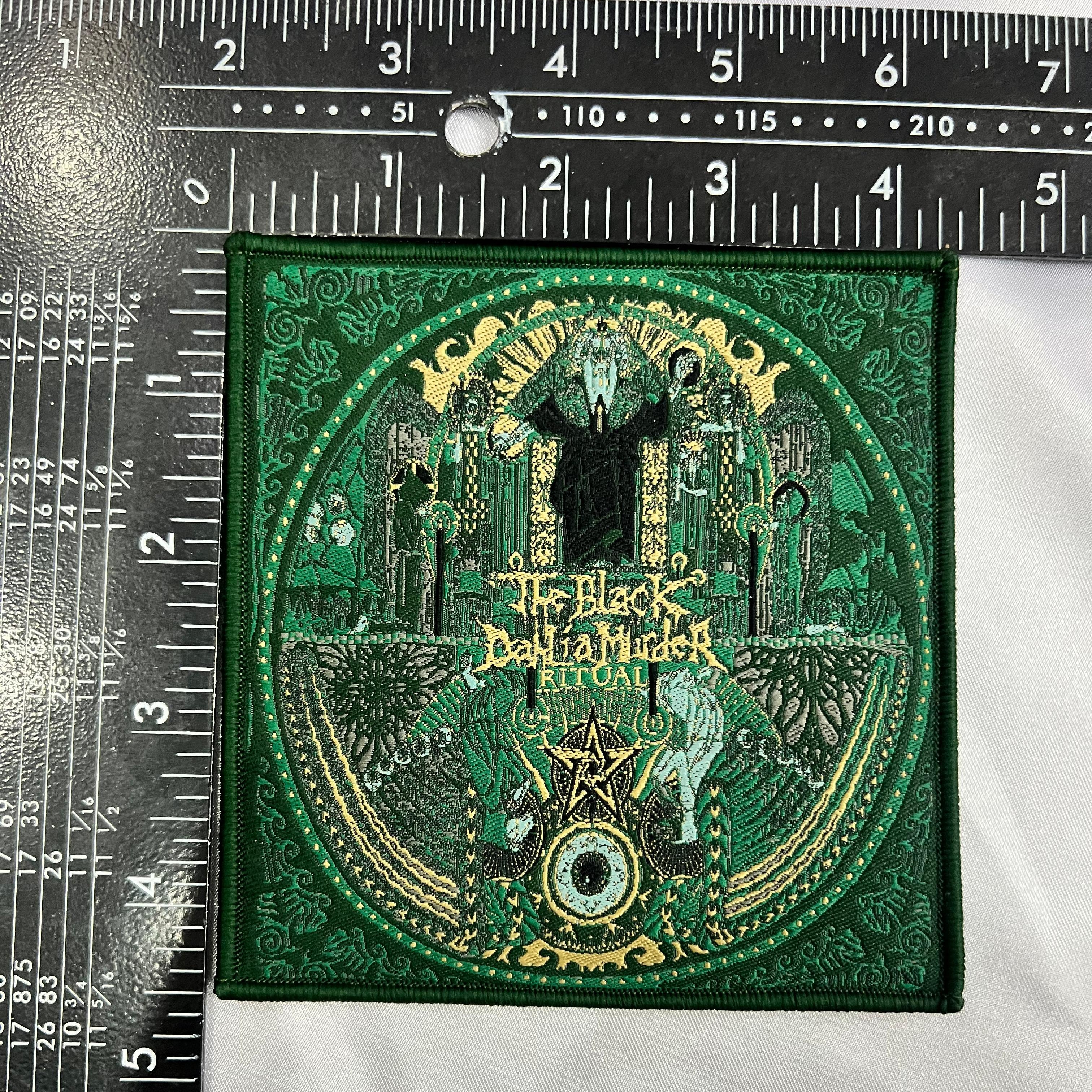 the-black-dahlia-murder-ritual-patch-tiss-bordure-noire image 8