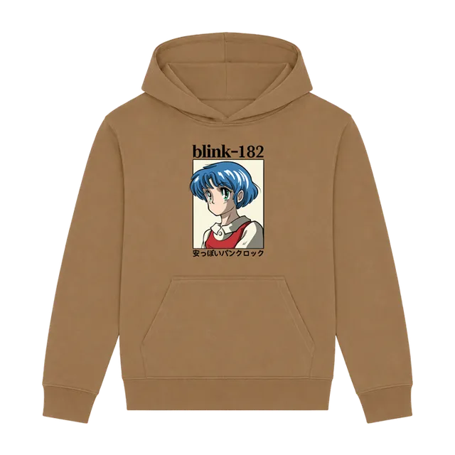 blink-182-anime-cheap-punk-rock-hoodie-marron-sweat image 1