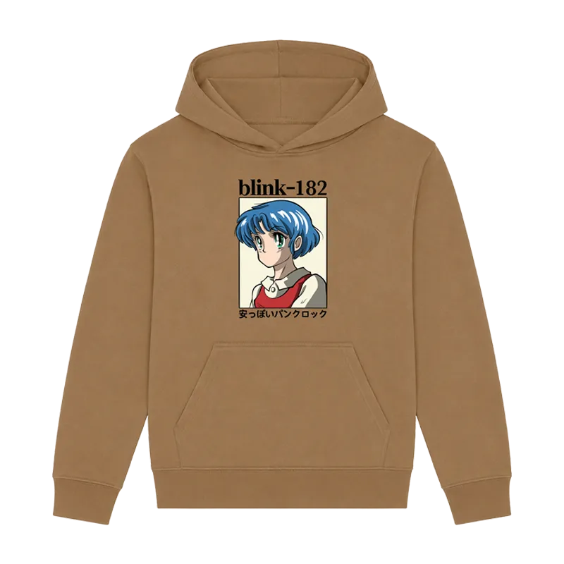 blink-182-anime-cheap-punk-rock-hoodie-marron-sweat image 1