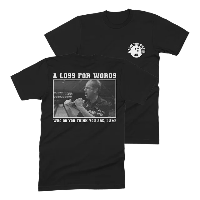 a-loss-for-words-pete-weber-t-shirt-coton-noir-l image 1