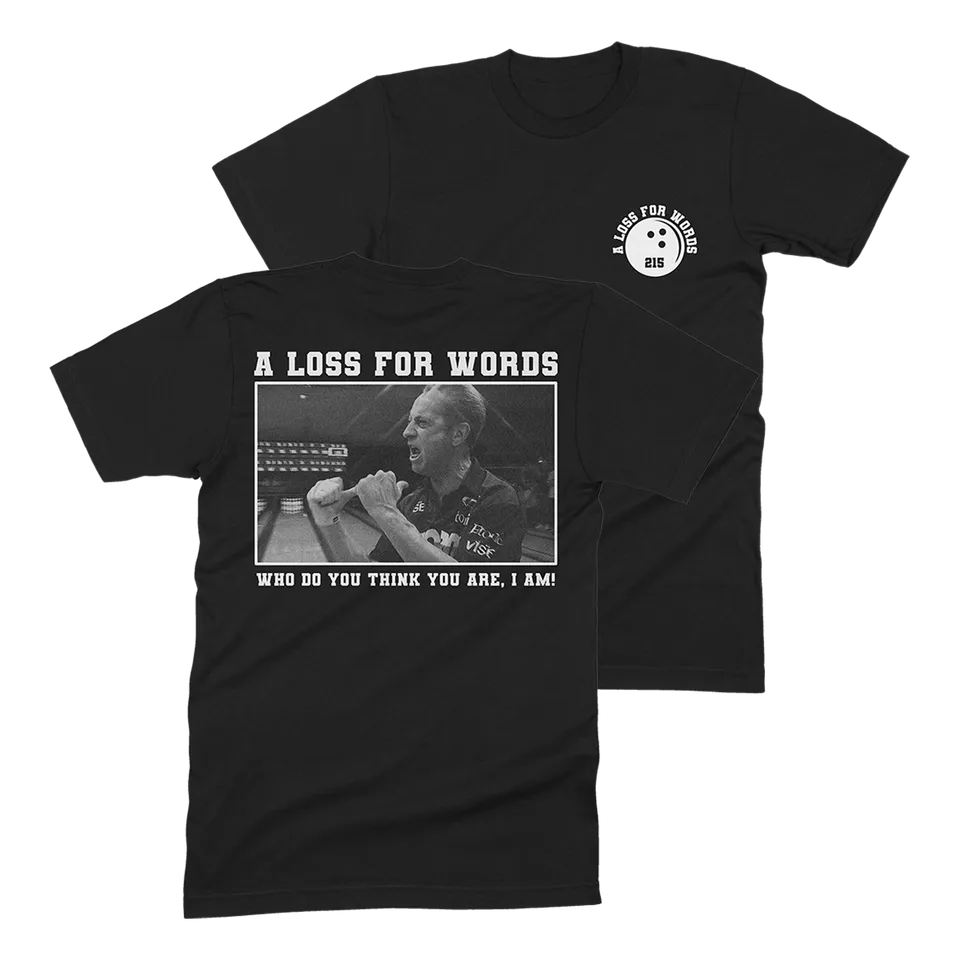a-loss-for-words-pete-weber-t-shirt-coton-noir-l image 1