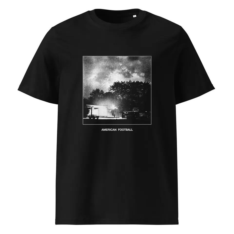 big-scary-monsters-american-football-t-shirt-coton-bio-noir image 1