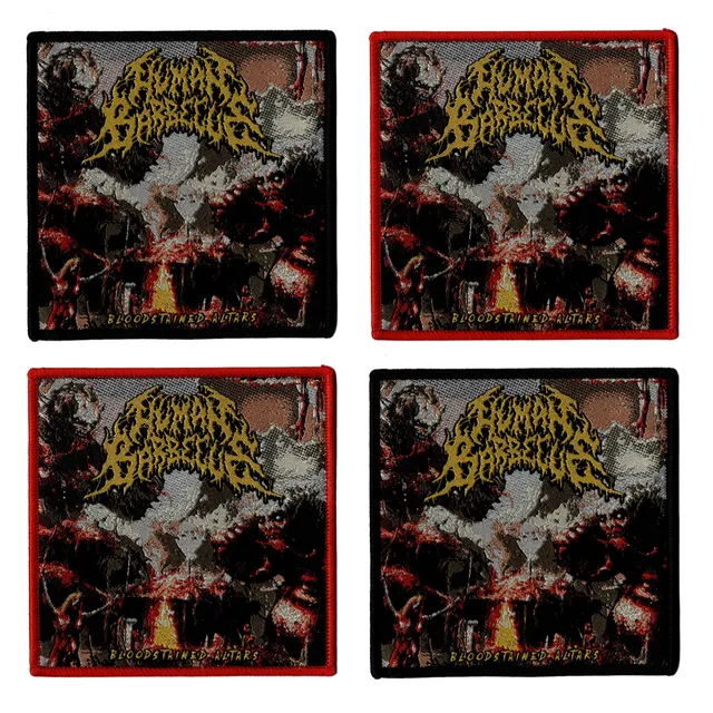 human-barbecue-bloodstained-altars-patch-tiss-bordure-rouge image 1