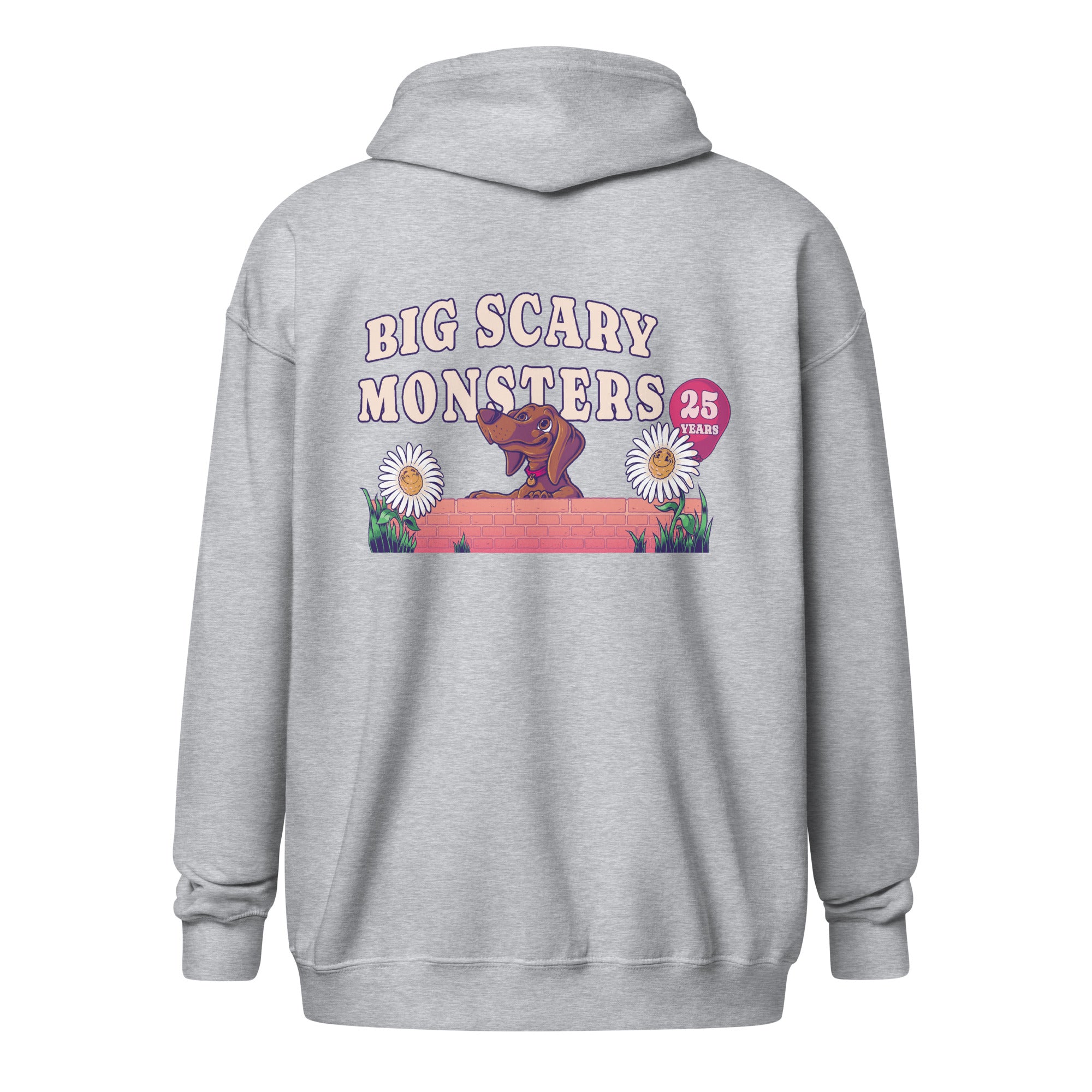daisy-zip-hoodie-noir-coton-polaire-capuche-m image 4