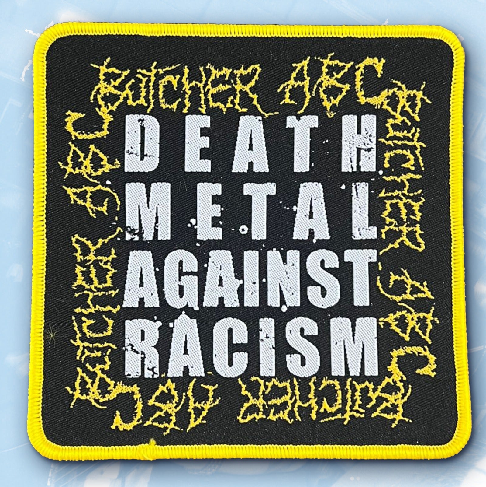 783punx-butcher-abc-death-metal-patch-tiss-jaune image 2
