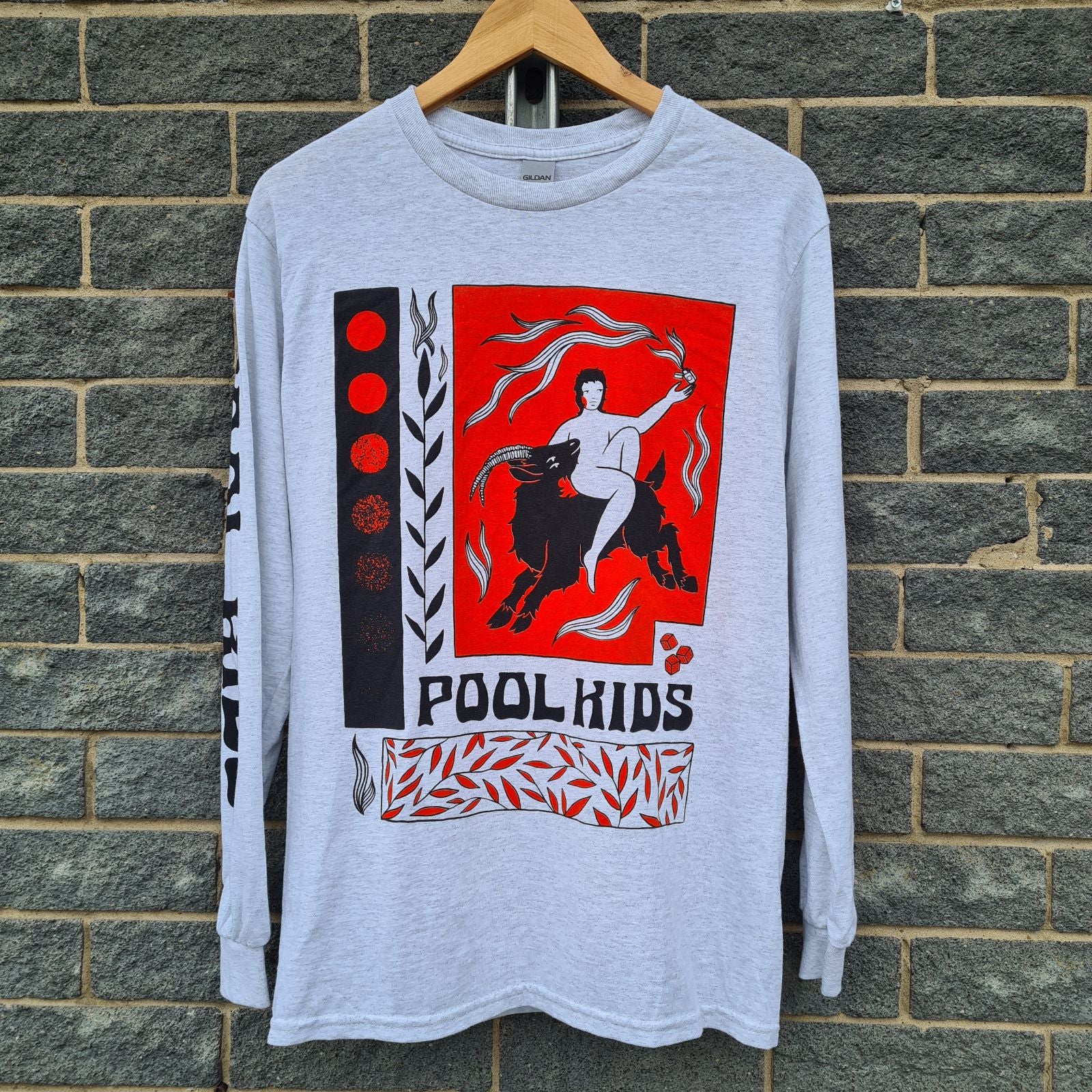 big-scary-monsters-pool-kids-uk-eu-tour-longsleeve-coton image 1