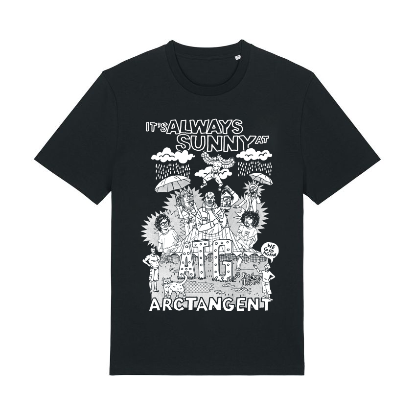 arctangent-vs-always-sunny-v2-t-shirt-coton-noir-taille-l image 1