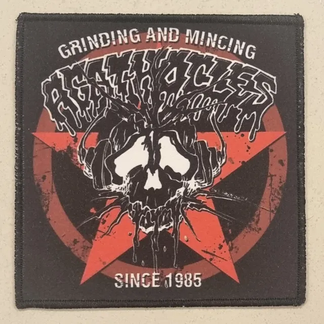 agathocles-grinding-and-mincing-patch-cusson-grindcore image 1
