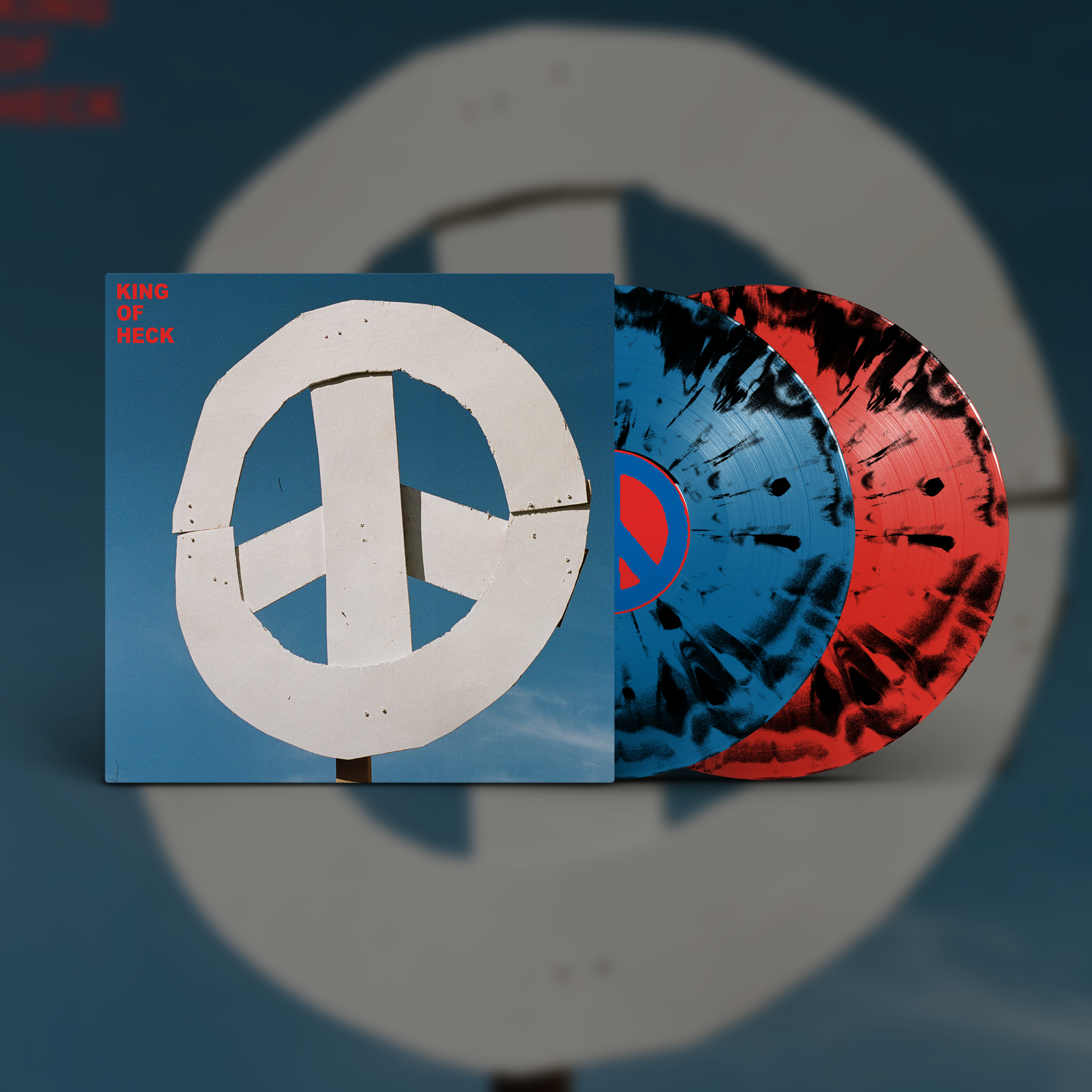 king-of-heck-kingo-disque-vinyle-12-rouge-swirl image 2