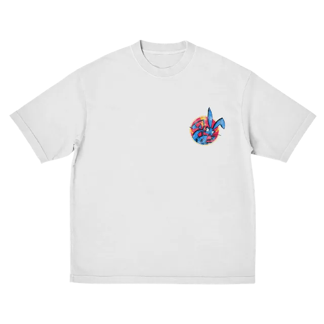 blink-182-one-more-time-rabbit-t-shirt-blanc-unisexe image 1