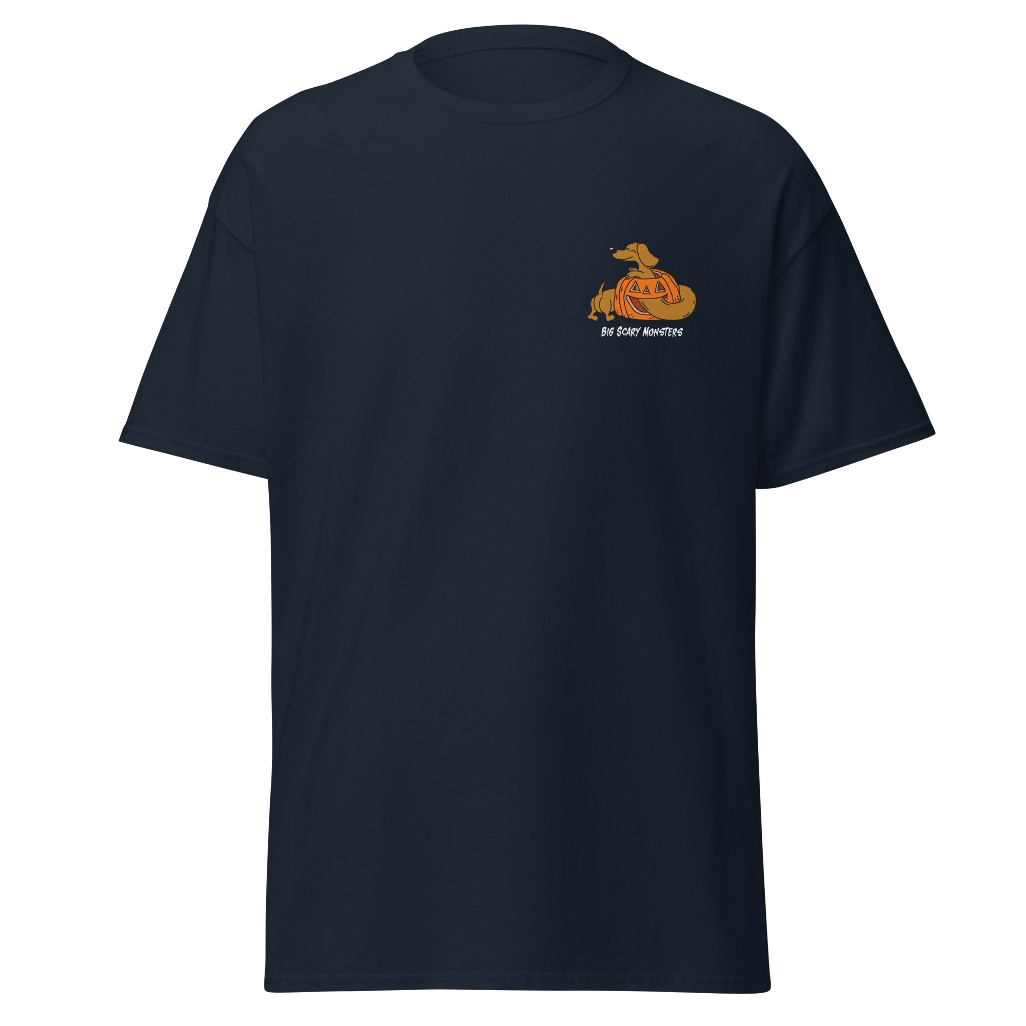 bsm-pumpkin-dog-t-shirt-noir-coton-halloween image 2