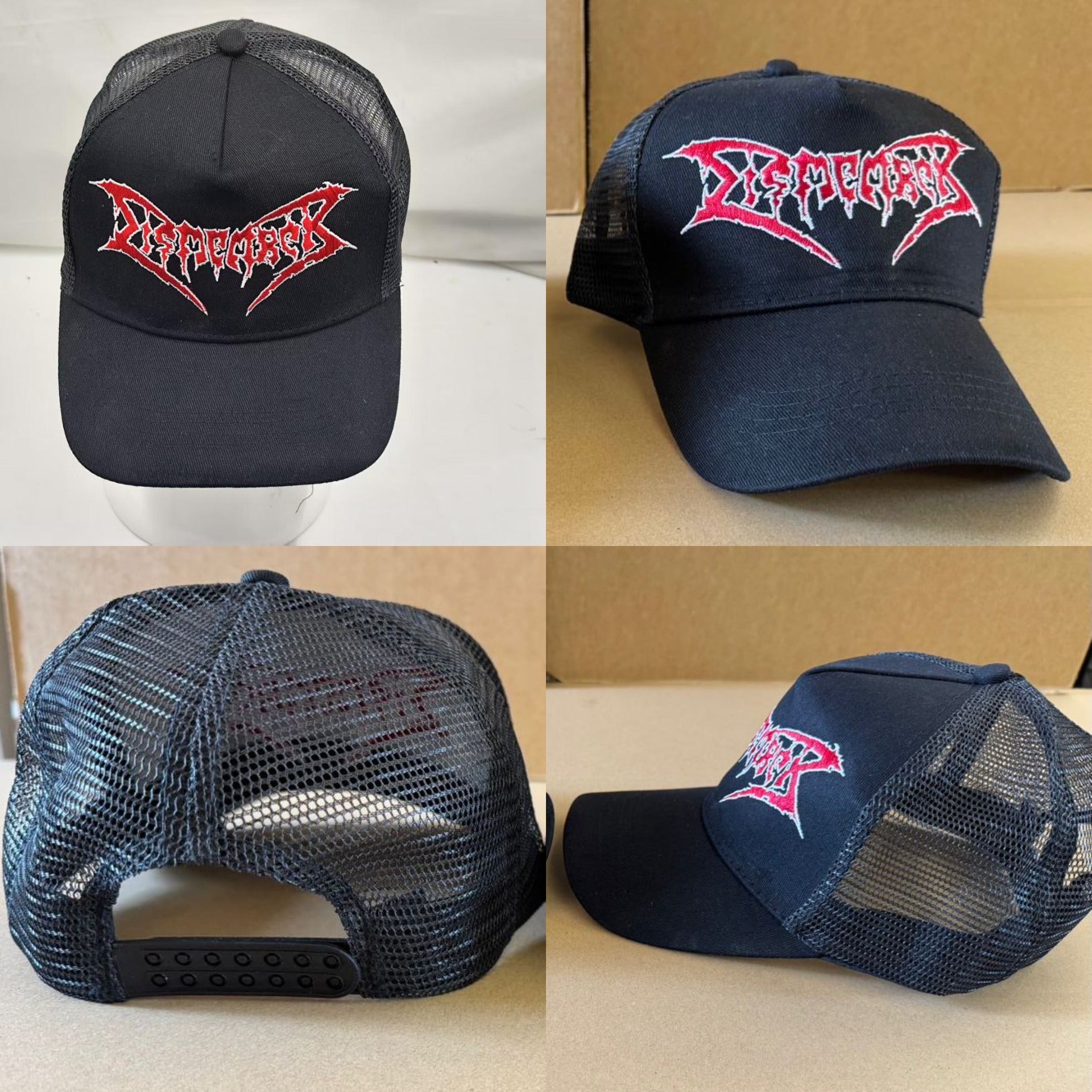 dismember-logo-casquette-trucker-brod-e image 2