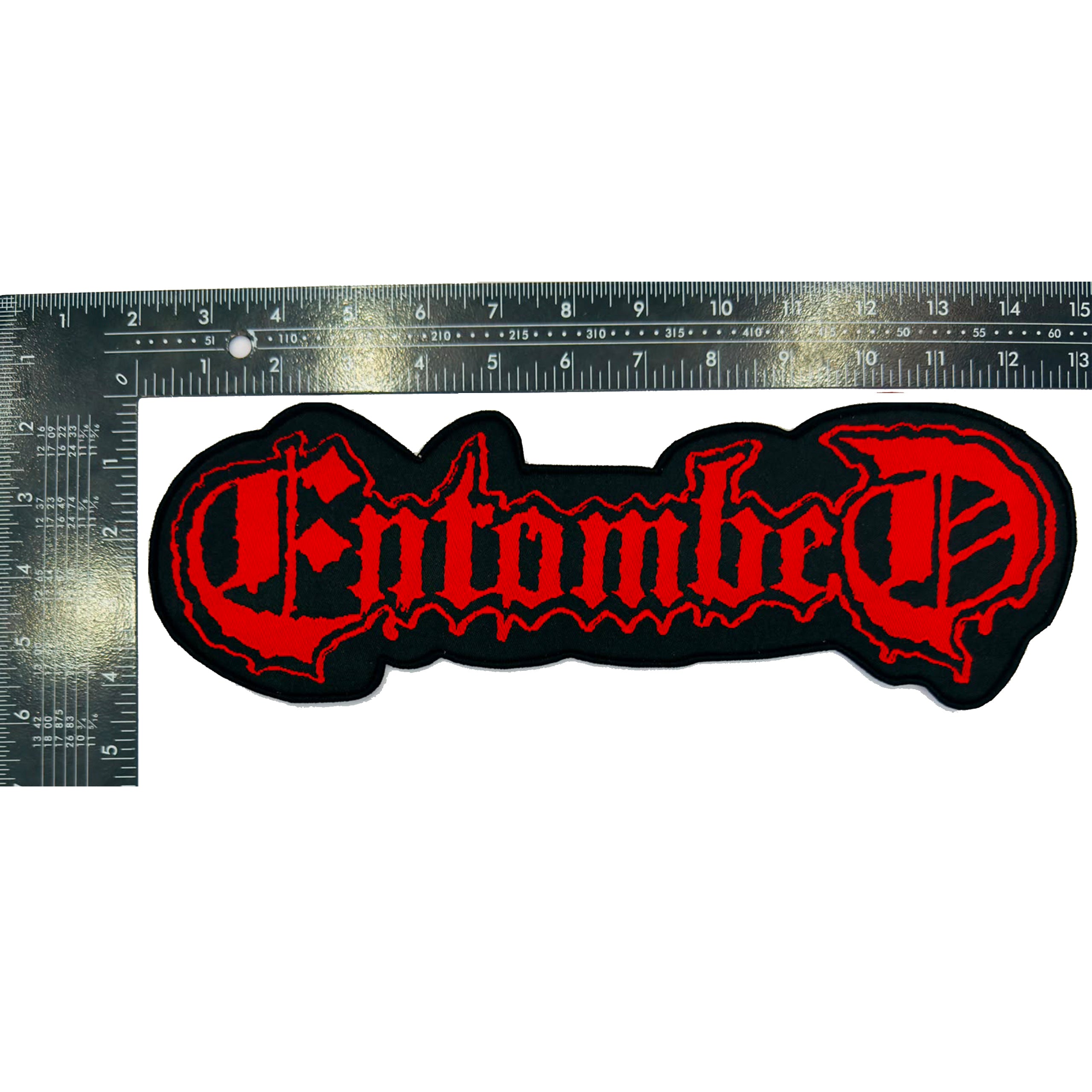 entombed-logo-patch-tiss-oversized-bordure-noire image 3