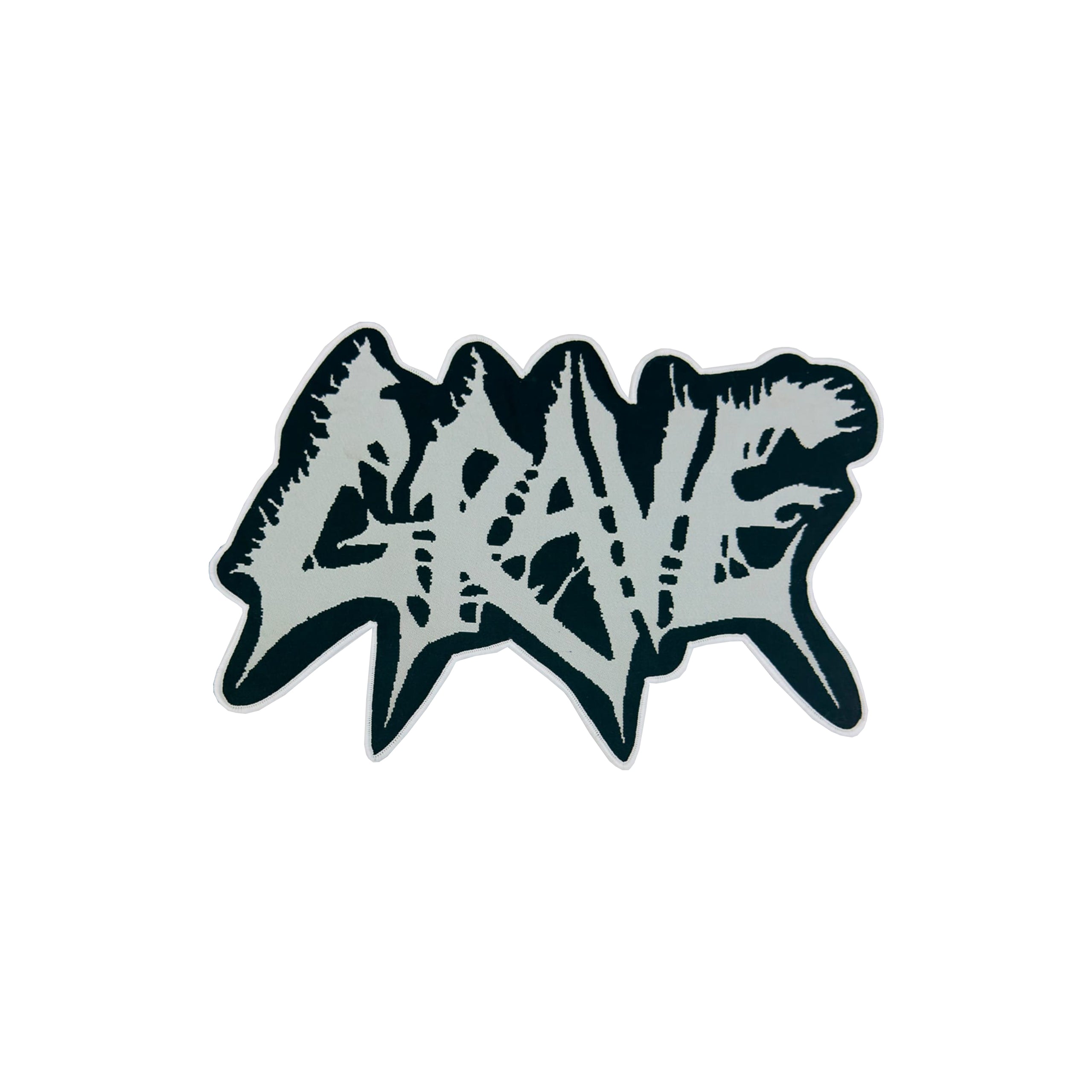 grave-logo-patch-surdimensionn-bordure-noire-12-pouces image 4