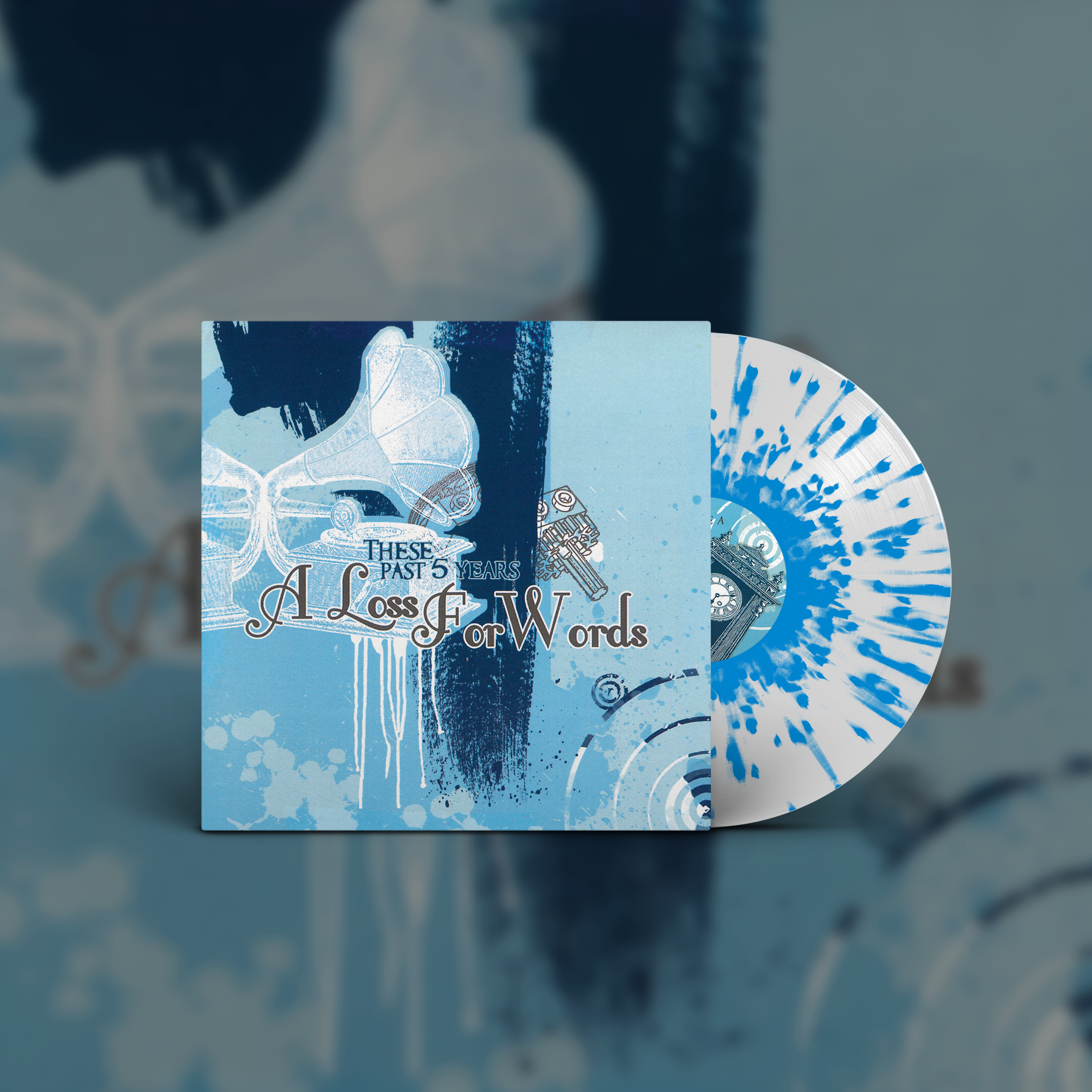 a-loss-for-words-these-past-five-years-vinyle-blanc-splatter-bleu image 2