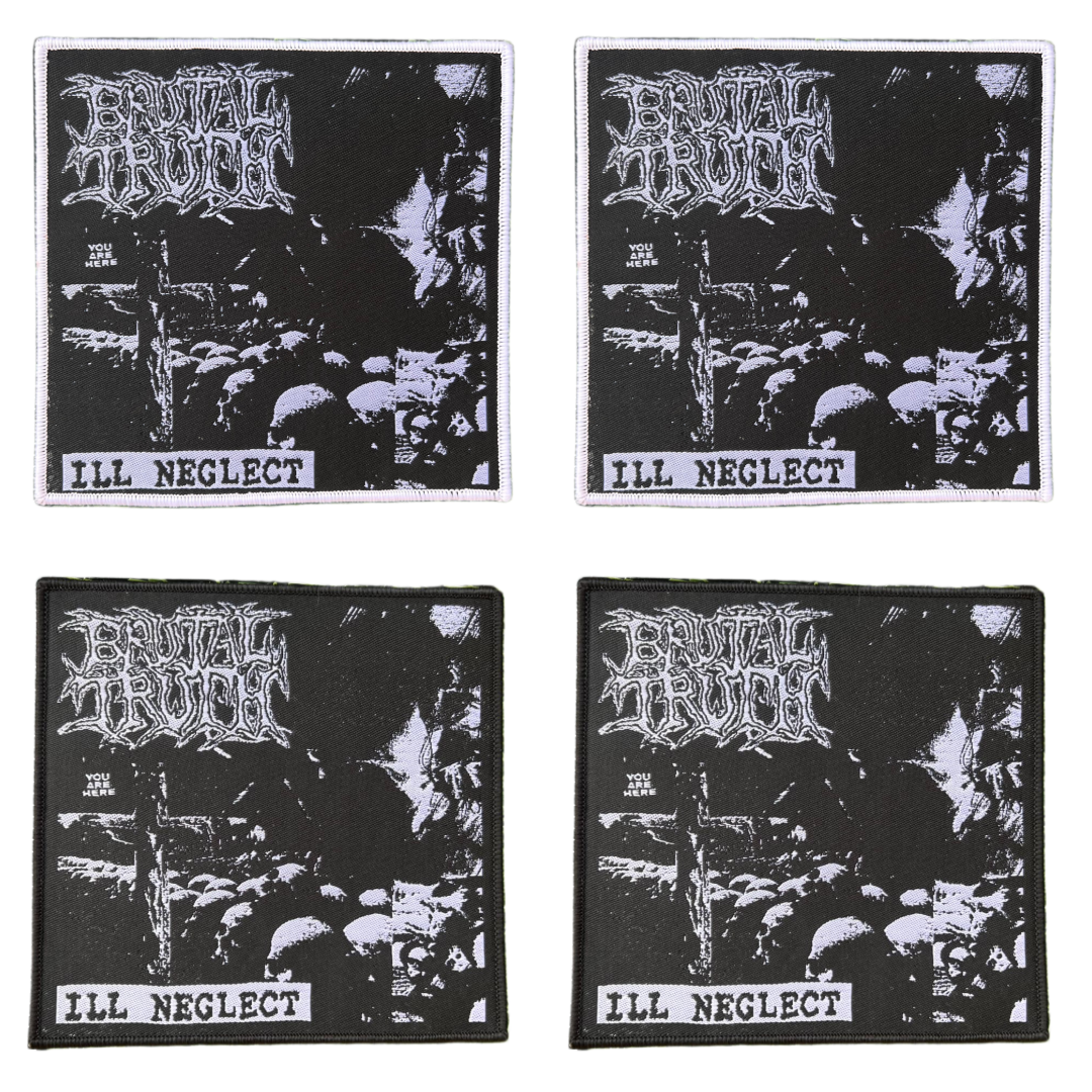brutal-truth-ill-neglect-patch-tiss-bordure-noire-woven image 1