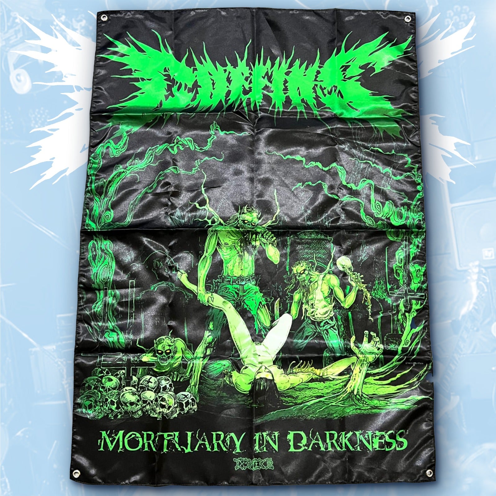 783punx-coffins-mortuary-in-darkness-drapeau-100x70-cm-sous-licence image 1