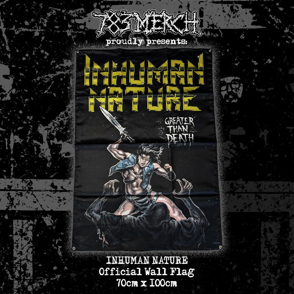 inhuman-nature-greater-than-death-drapeau-mural-100x70 image 4