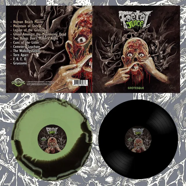 foetal-juice-grotesque-lp-vinyle-vert-noir-dition-125-ex image 1