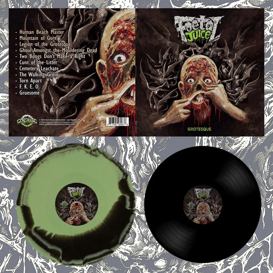 foetal-juice-grotesque-lp-vinyle-vert-noir-dition-125-ex image 1