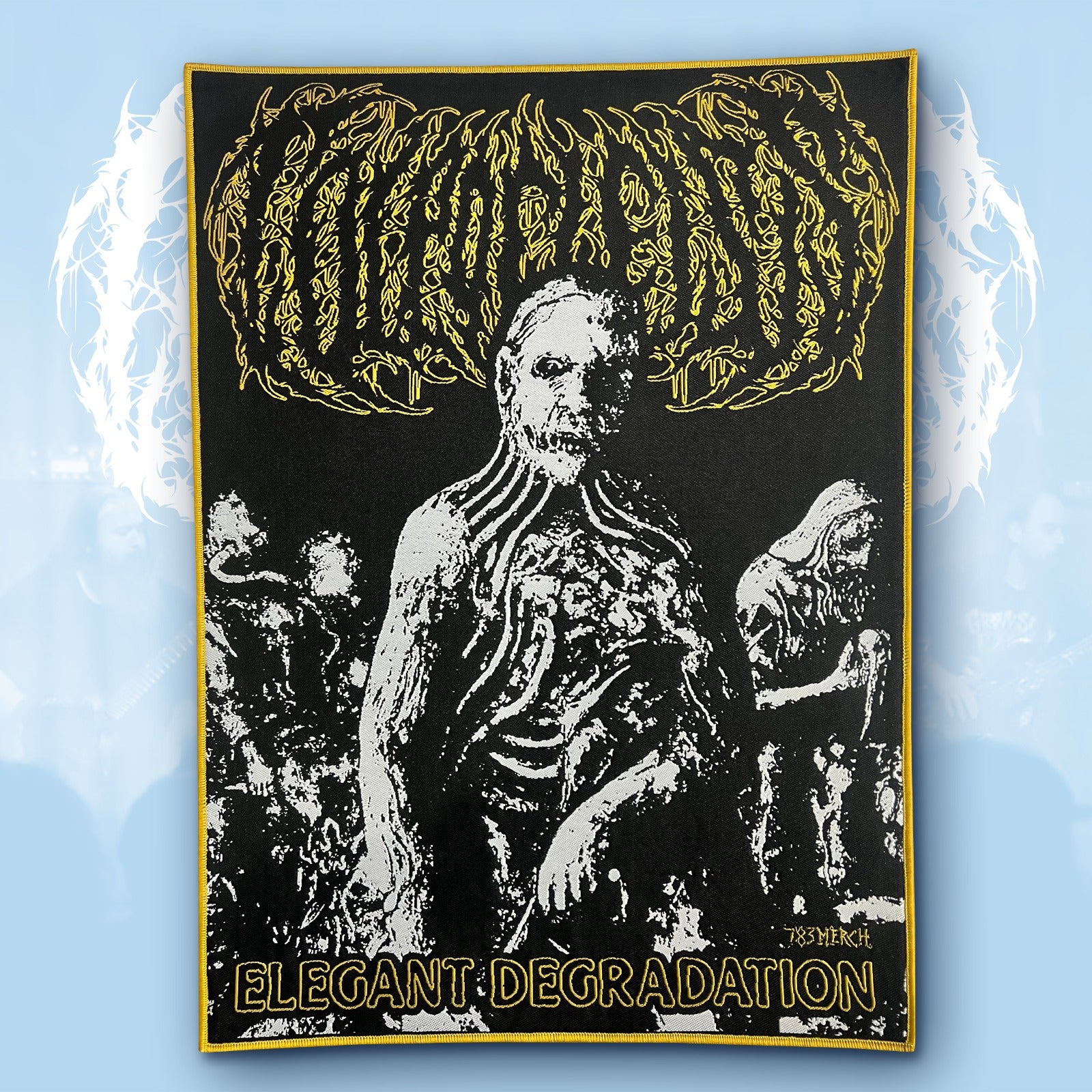 783punx-colpocleisis-elegant-degradation-backpatch-noir image 3