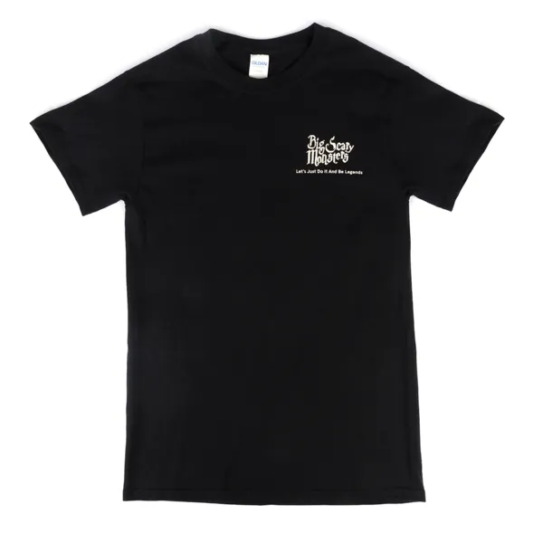 big-scary-monsters-let-s-just-do-it-be-legends-t-shirt-noir-coton image 1