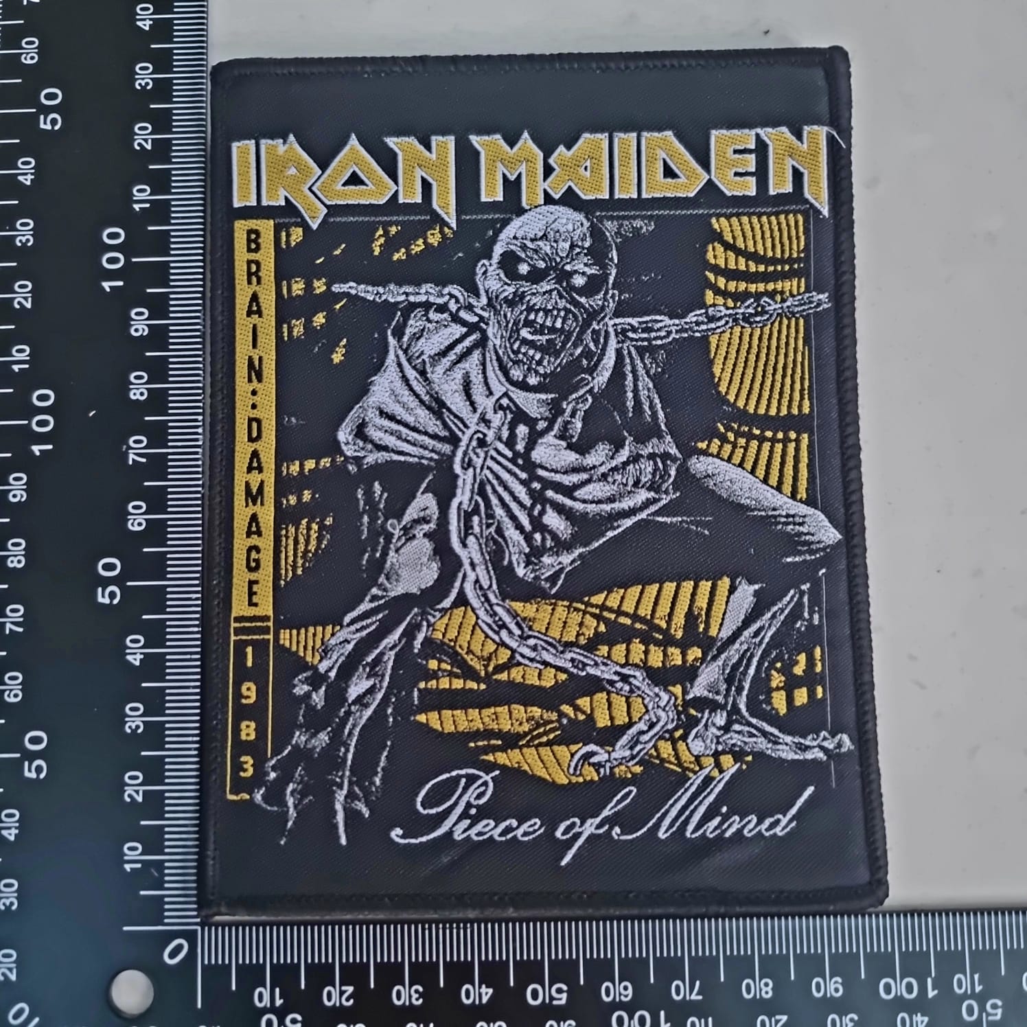iron-maiden-piece-of-mind-cusson-tiss-brain-damage-1983 image 2