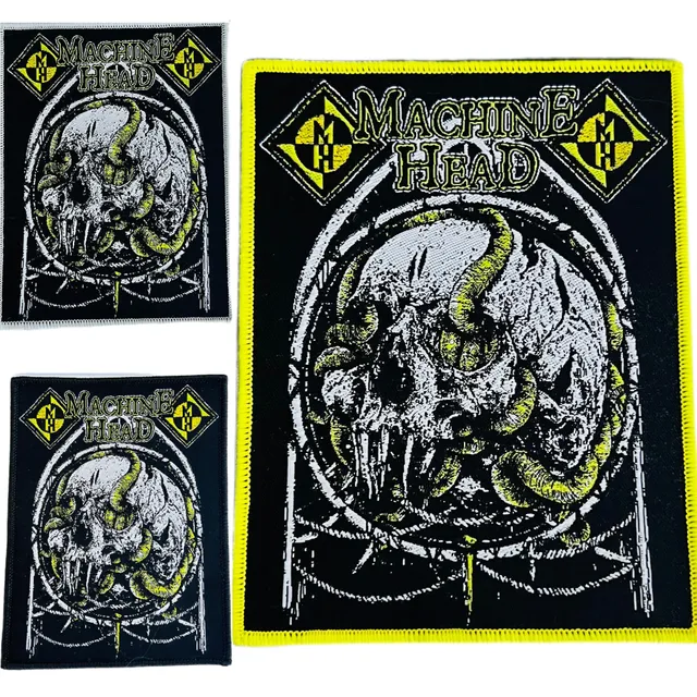 machine-head-rotten-patch-tiss-bordure-noire image 1