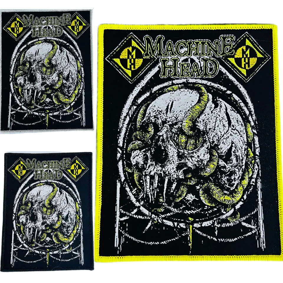machine-head-rotten-patch-tiss-bordure-noire image 1
