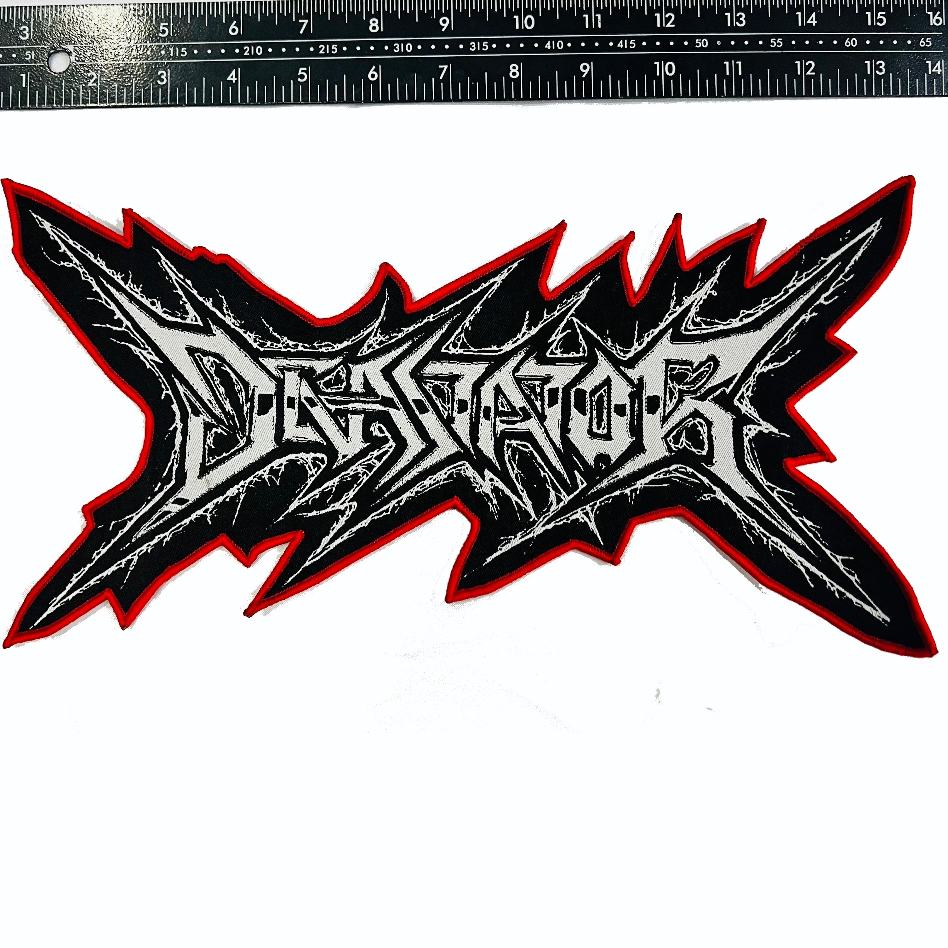 devastator-logo-patch-tiss-oversized-noir-30-cm image 5