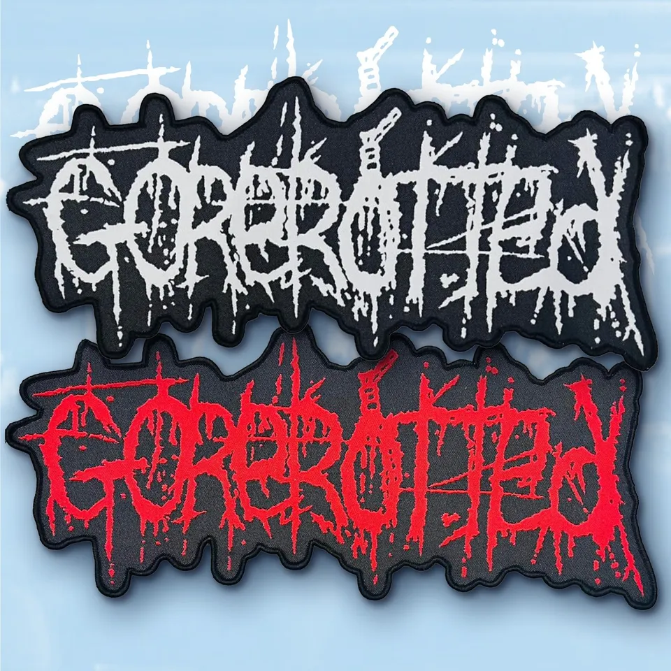 gorerotted-logo-patch-surdimensionn-tiss-oversize-noir image 1
