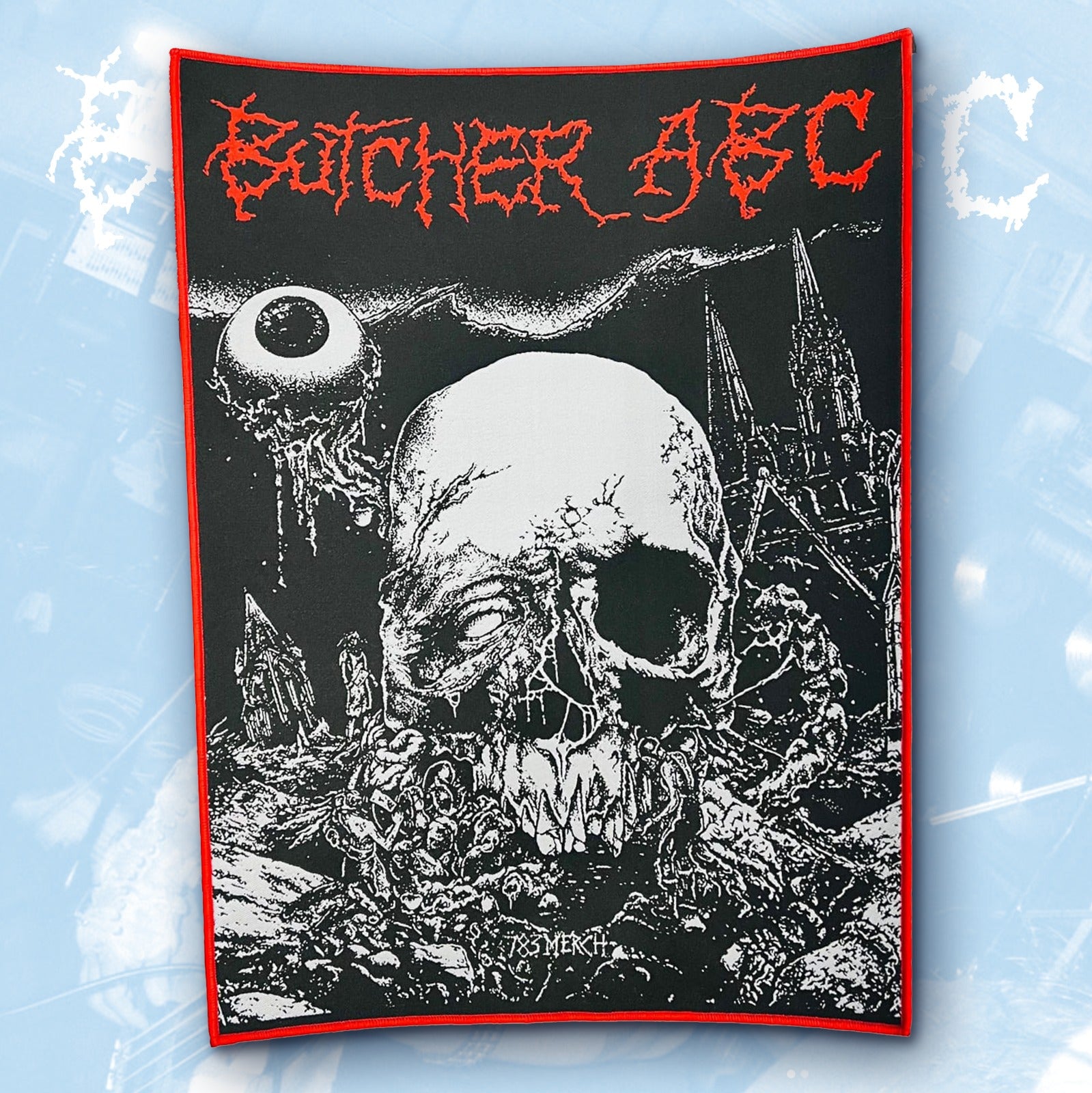 butcher-abc-north-of-hell-backpatch-dos-bordure-noire image 6