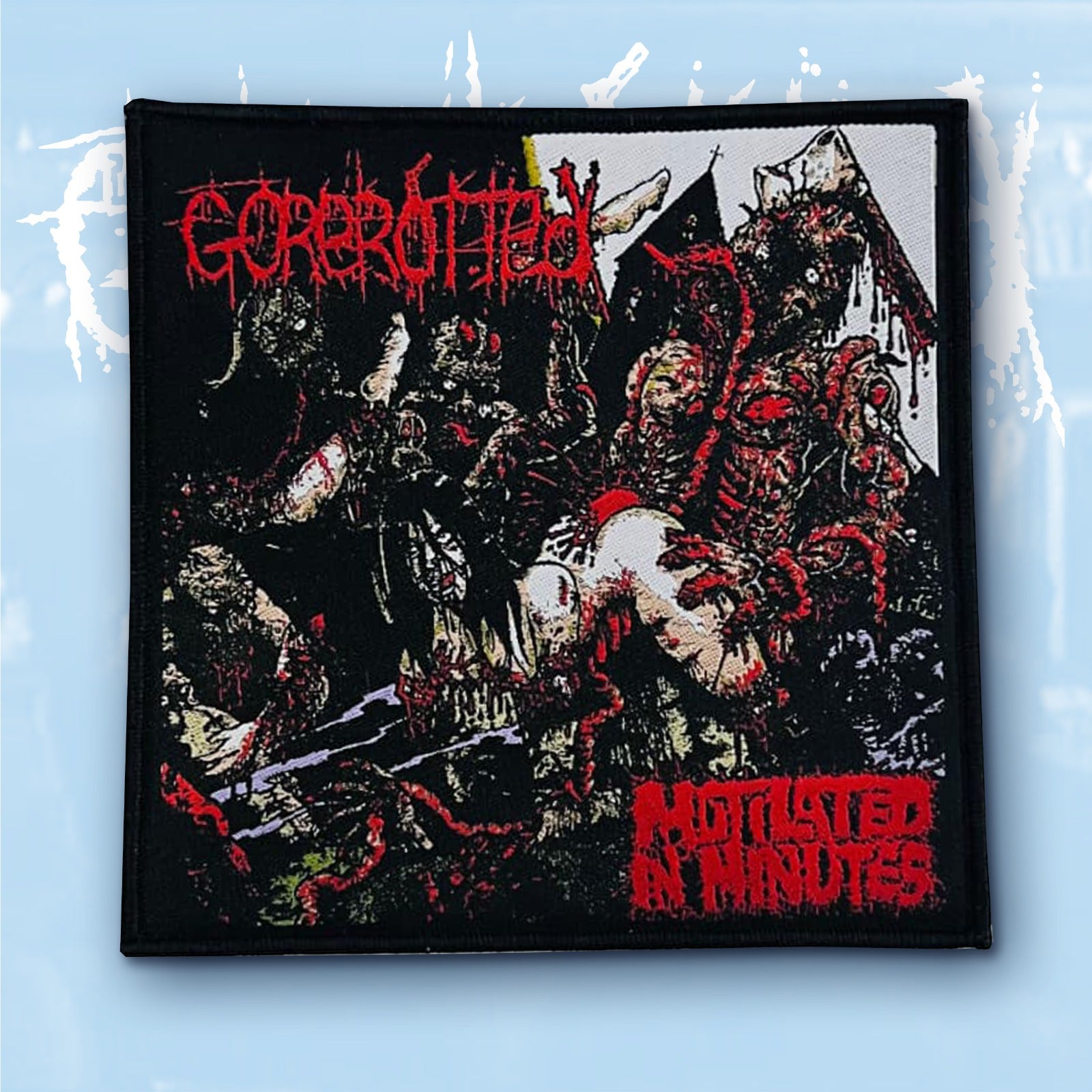 783punx-gorerotted-mutilated-in-minutes-patch-tiss-bordure-noire image 2
