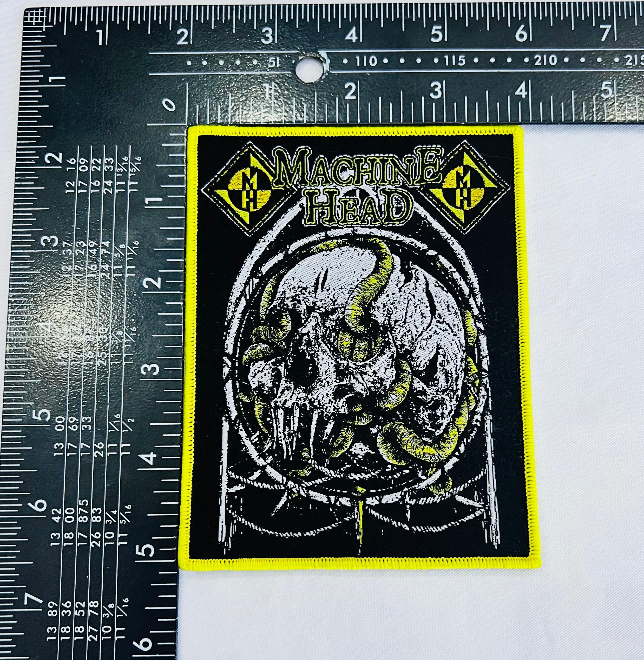 machine-head-rotten-patch-tiss-bordure-noire image 6