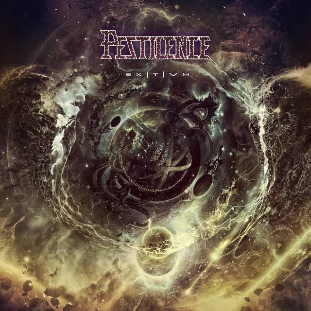 pestilence-exitivm-vinyle-lp-jaune-et-noir image 1