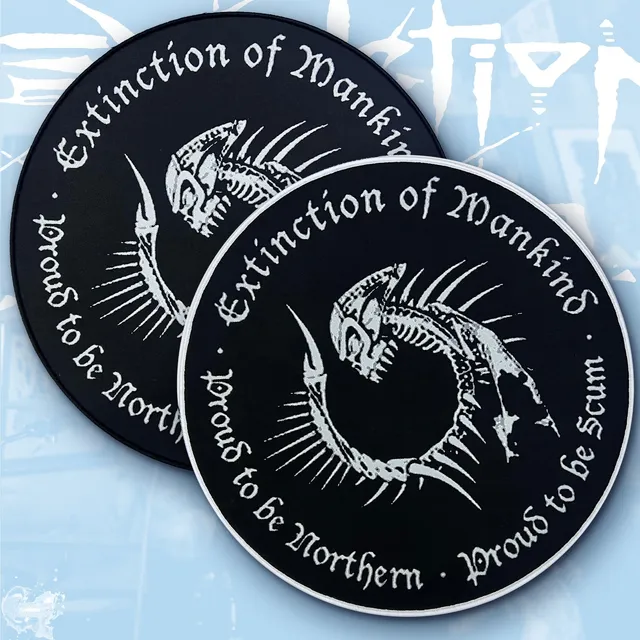 extinction-of-mankind-proud-scum-backpatch-bordure-noire image 1