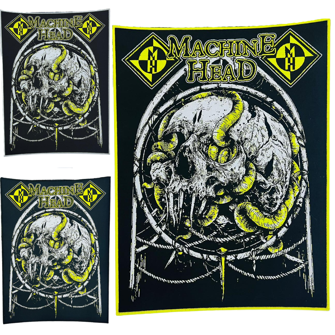 machine-head-rotten-backpatch-tiss-bordure-noire image 1