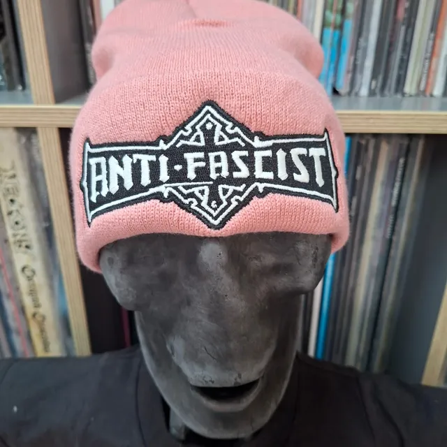 bolt-thrower-anti-fascist-bonnet-rose-logo-phosphorescent image 1