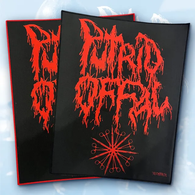 783punx-backpatch-putrid-offal-logo-dos-bordure-noire image 1