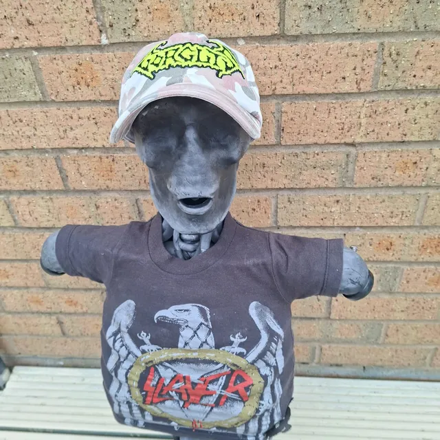 783punx-gorguts-casquette-dad-cap-camo-rose-phosphorescent image 1