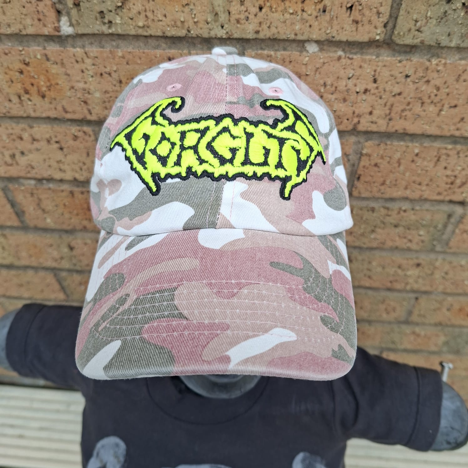 783punx-gorguts-casquette-dad-cap-camo-rose-phosphorescent image 2