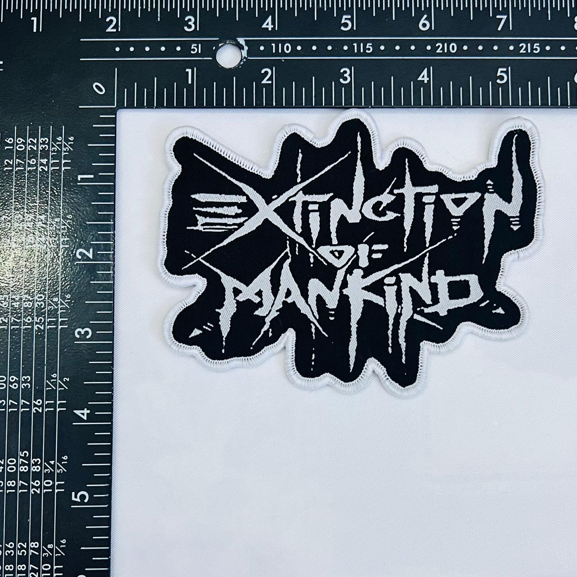 783punx-small-patch-extinction-of-mankind-logo-bordure-noire image 5