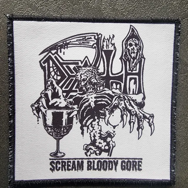death-scream-bloody-gore-patch-petit-cusson-tiss image 1